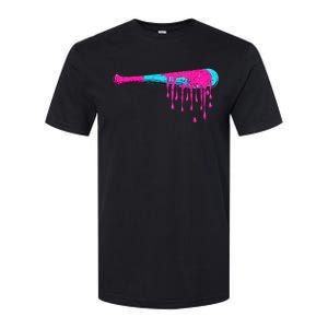 Baseball Bat Drip Softstyle CVC T-Shirt