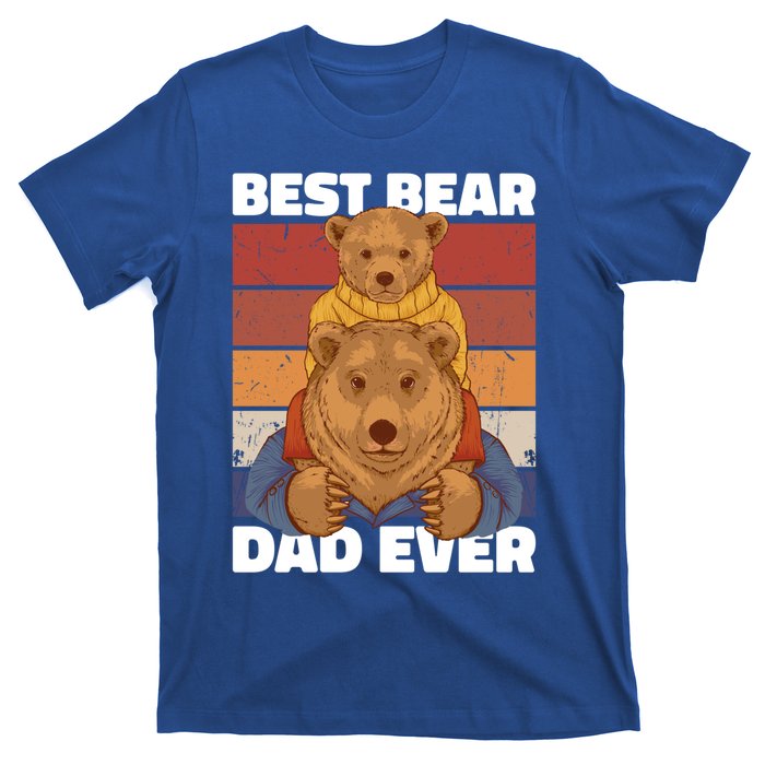 Best Bear Dad Ever For Father's Day Gift T-Shirt