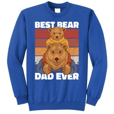 Best Bear Dad Ever For Father's Day Gift Tall Sweatshirt