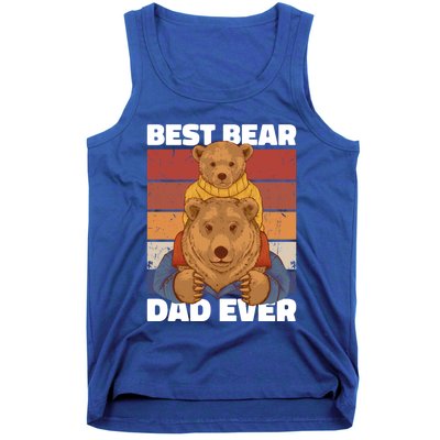 Best Bear Dad Ever For Father's Day Gift Tank Top