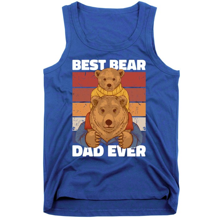 Best Bear Dad Ever For Father's Day Gift Tank Top