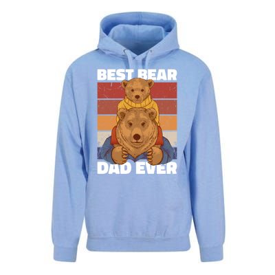 Best Bear Dad Ever For Father's Day Gift Unisex Surf Hoodie