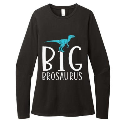 Big Brosaurus Dinosaur Big Brother Womens CVC Long Sleeve Shirt