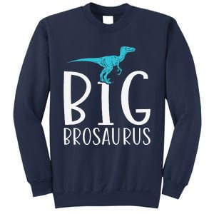 Big Brosaurus Dinosaur Big Brother Sweatshirt