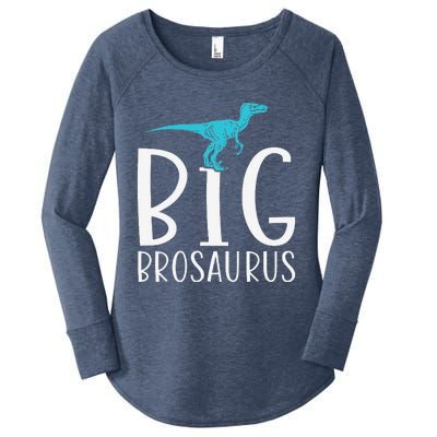 Big Brosaurus Dinosaur Big Brother Women's Perfect Tri Tunic Long Sleeve Shirt