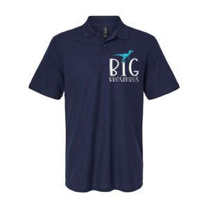 Big Brosaurus Dinosaur Big Brother Softstyle Adult Sport Polo