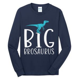 Big Brosaurus Dinosaur Big Brother Tall Long Sleeve T-Shirt