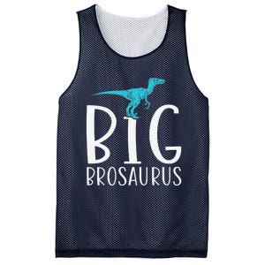 Big Brosaurus Dinosaur Big Brother Mesh Reversible Basketball Jersey Tank