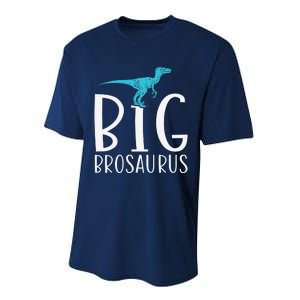 Big Brosaurus Dinosaur Big Brother Performance Sprint T-Shirt