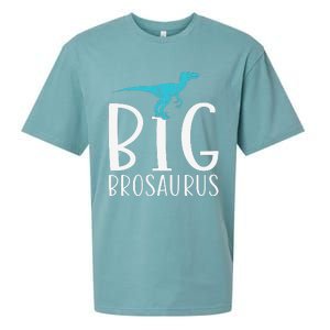 Big Brosaurus Dinosaur Big Brother Sueded Cloud Jersey T-Shirt