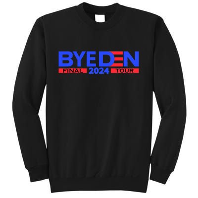 Biden Bye Den Final Tour 2024 Funny Novelty Design Sweatshirt