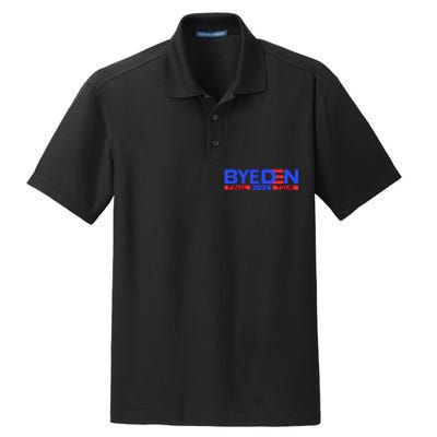 Biden Bye Den Final Tour 2024 Funny Novelty Design Dry Zone Grid Polo