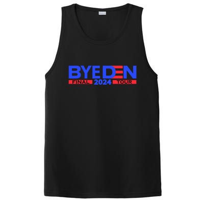 Biden Bye Den Final Tour 2024 Funny Novelty Design PosiCharge Competitor Tank