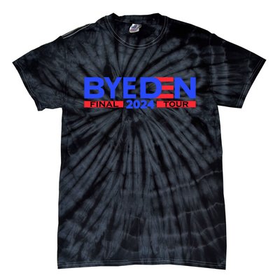 Biden Bye Den Final Tour 2024 Funny Novelty Design Tie-Dye T-Shirt