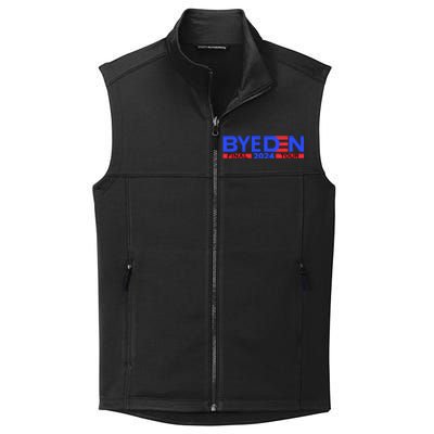 Biden Bye Den Final Tour 2024 Funny Novelty Design Collective Smooth Fleece Vest