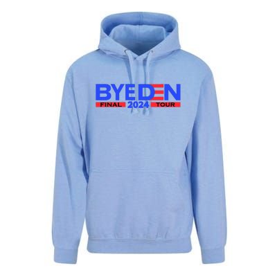 Biden Bye Den Final Tour 2024 Funny Novelty Design Unisex Surf Hoodie