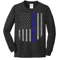 Best Bonus Dad Ever American Flag Gift For Fathers Day Kids Long Sleeve Shirt