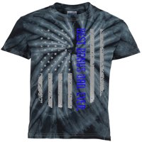 Best Bonus Dad Ever American Flag Gift For Fathers Day Kids Tie-Dye T-Shirt