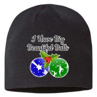 Big Balls Dirty Santa Xmas Fun Adult Humor Ugly Gift Idea Sustainable Beanie