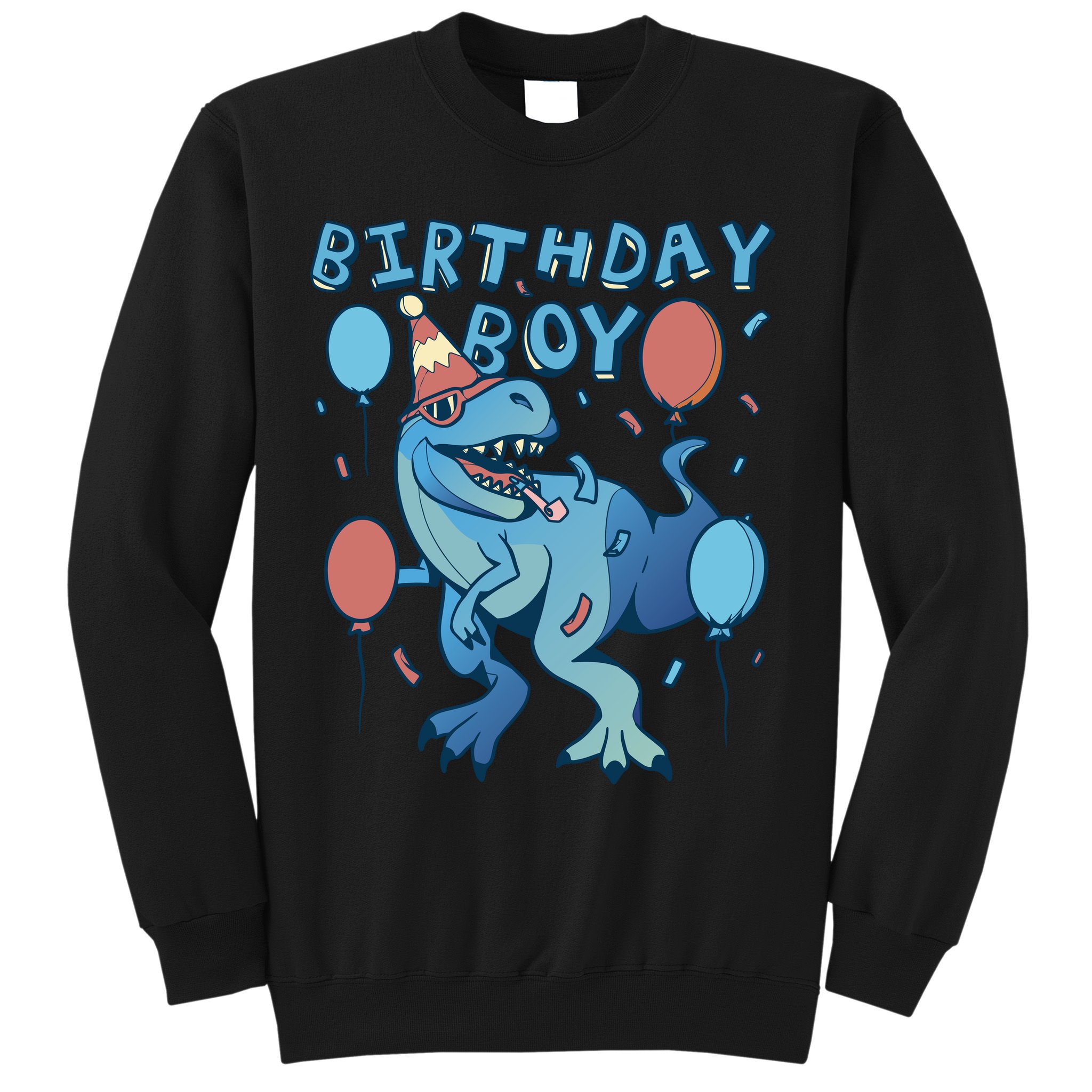 Birthday Boy Dinosaur Celebration Sweatshirt