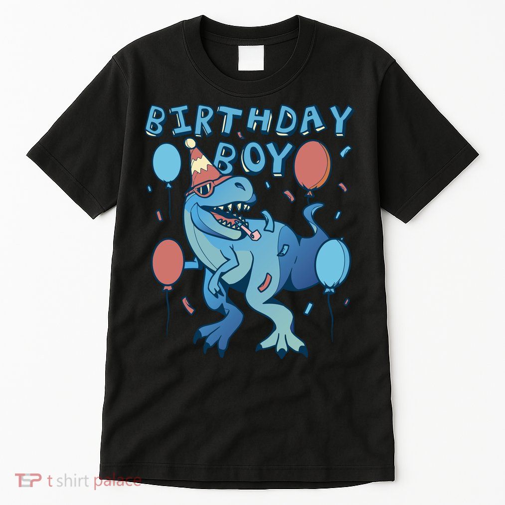 Birthday Boy Dinosaur Celebration Tall T-Shirt