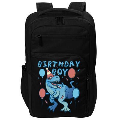 Birthday Boy Dinosaur Celebration Impact Tech Backpack