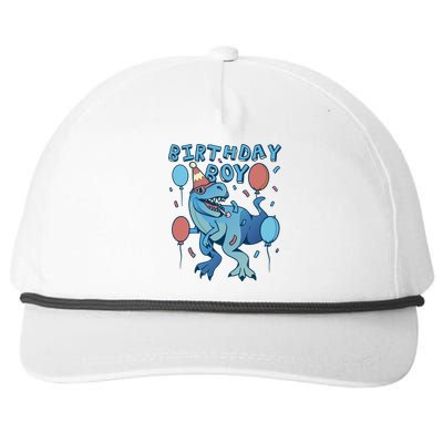 Birthday Boy Dinosaur Celebration Snapback Five-Panel Rope Hat