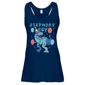 Birthday Boy Dinosaur Celebration Ladies Essential Flowy Tank