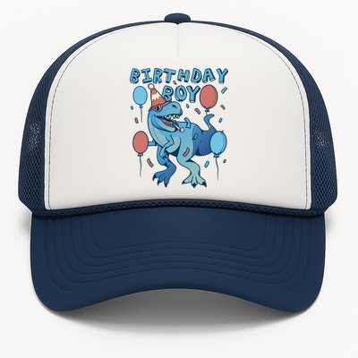 Birthday Boy Dinosaur Celebration Trucker Hat