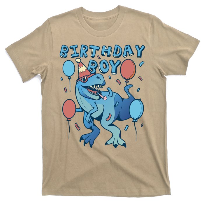 Birthday Boy Dinosaur Celebration T-Shirt