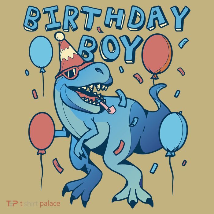 Birthday Boy Dinosaur Celebration T-Shirt