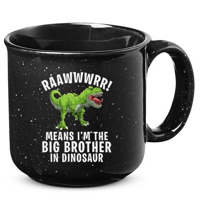 Big Brother Dinosaur 15oz Campfire Ceramic Mug