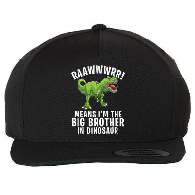 Big Brother Dinosaur Wool Snapback Cap