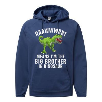 Big Brother Dinosaur Performance Fleece Hoodie