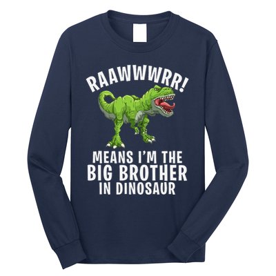 Big Brother Dinosaur Long Sleeve Shirt