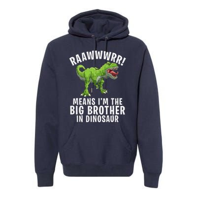 Big Brother Dinosaur Premium Hoodie