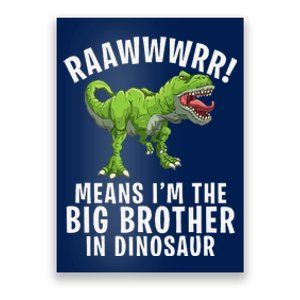 Big Brother Dinosaur Poster