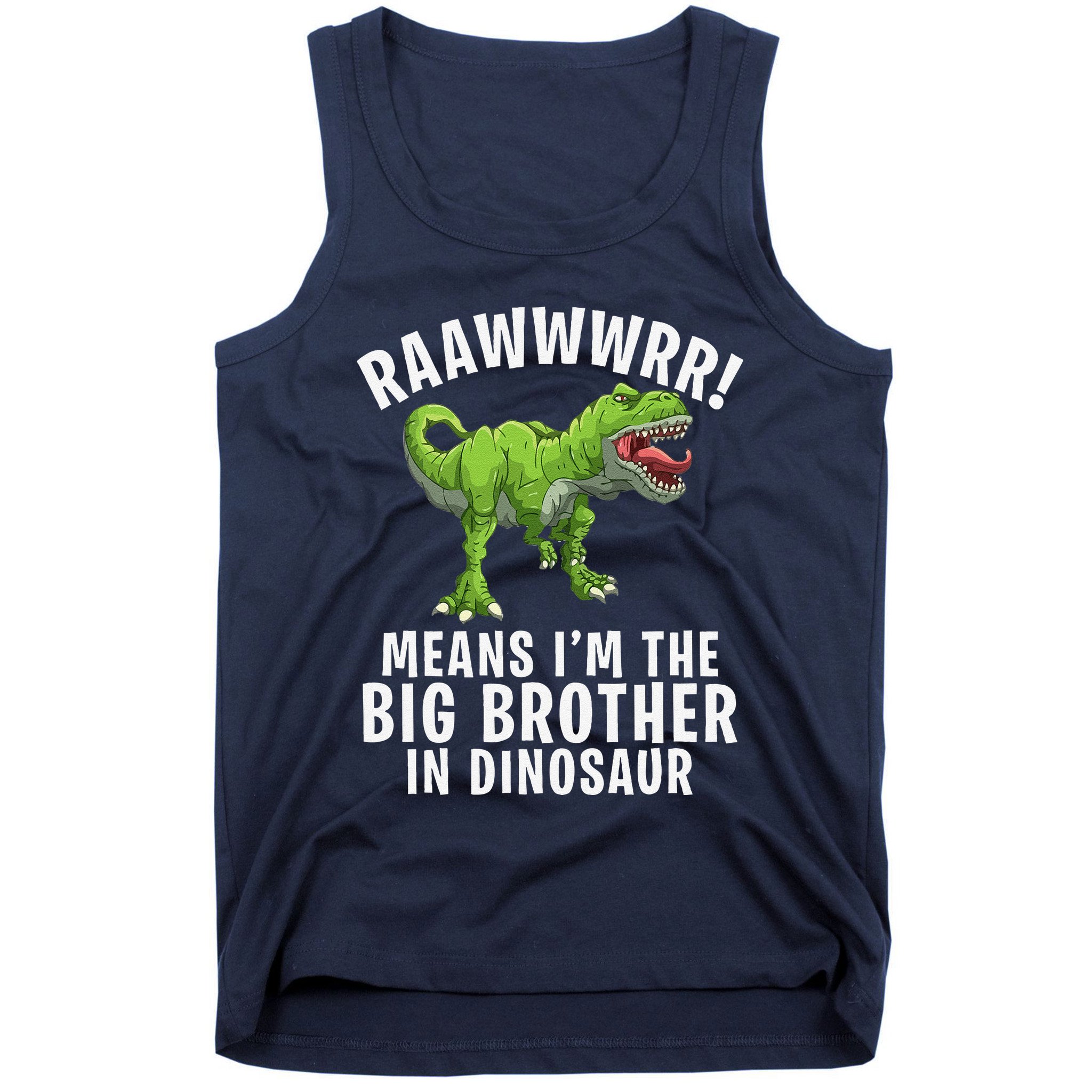 Big Brother Dinosaur Tank Top
