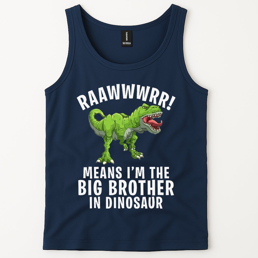 Big Brother Dinosaur Tank Top