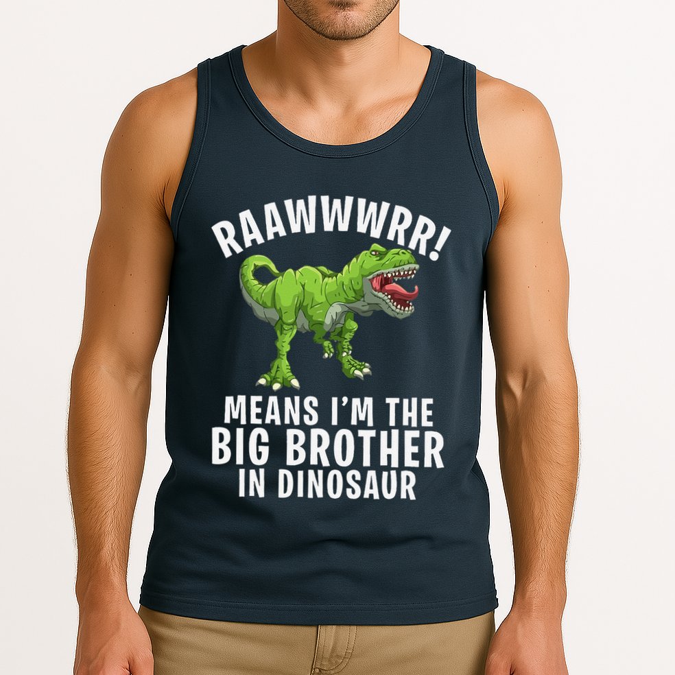 Big Brother Dinosaur Tank Top