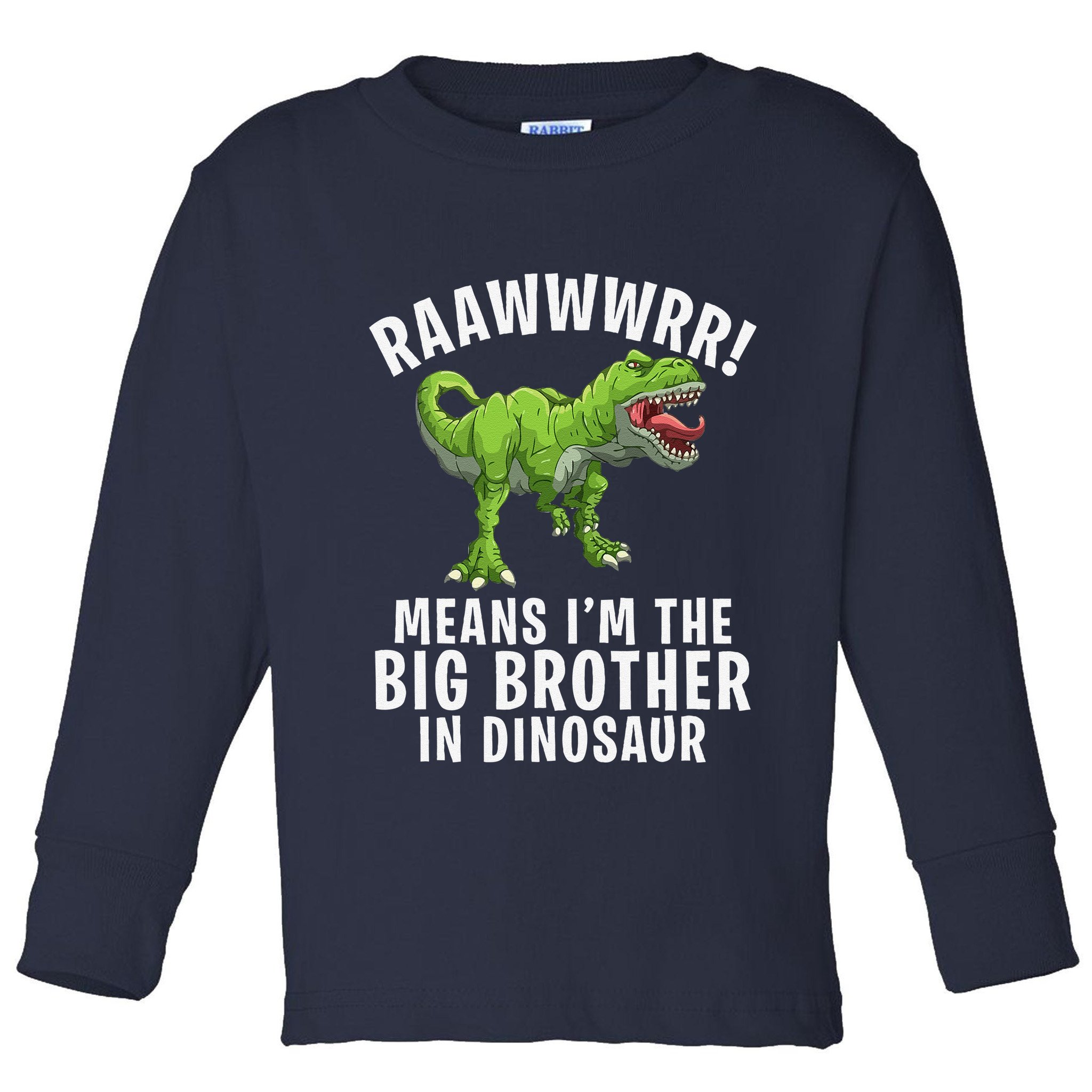 Big Brother Dinosaur Toddler Long Sleeve Shirt