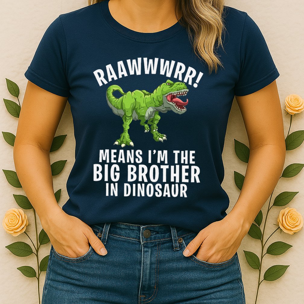 Big Brother Dinosaur Womens T-Shirt