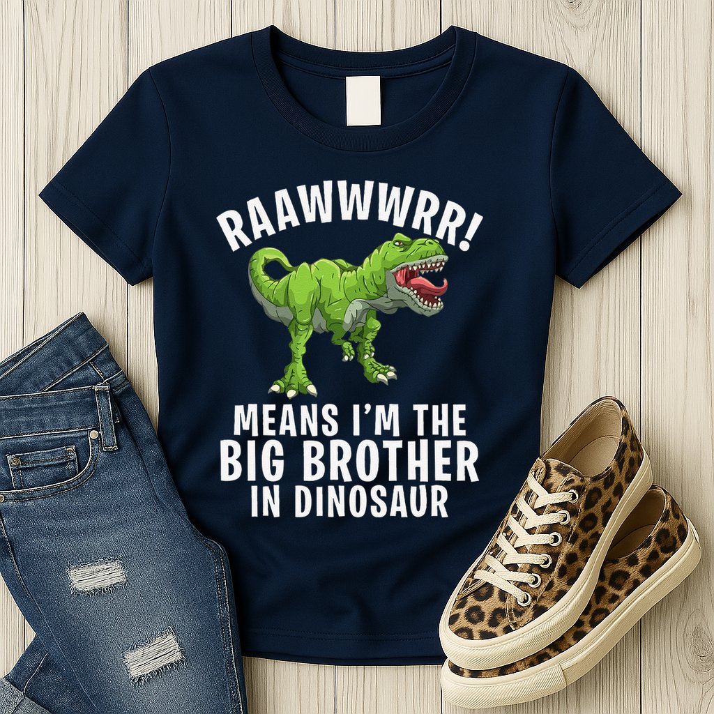 Big Brother Dinosaur Womens T-Shirt