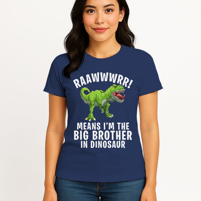 Big Brother Dinosaur Womens T-Shirt
