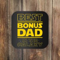 Best Bonus Dad In The Galaxy Stepfather Stepdad Grandpa Coaster