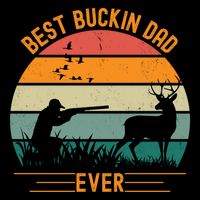 Best Buckin Dad Ever Deer Hunters Funny Deer Hunting Season Gift Doggie Tank