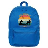 Best Buckin Dad Ever Deer Hunters Funny Deer Hunting Season Gift 16 in Basic Backpack