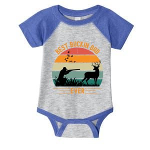 Best Buckin Dad Ever Deer Hunters Funny Deer Hunting Season Gift Infant Baby Jersey Bodysuit