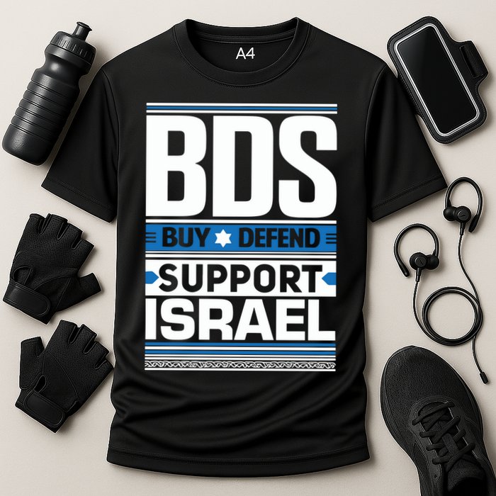 Bds Buy Defend Support Israel Cooling Performance Crew T-Shirt