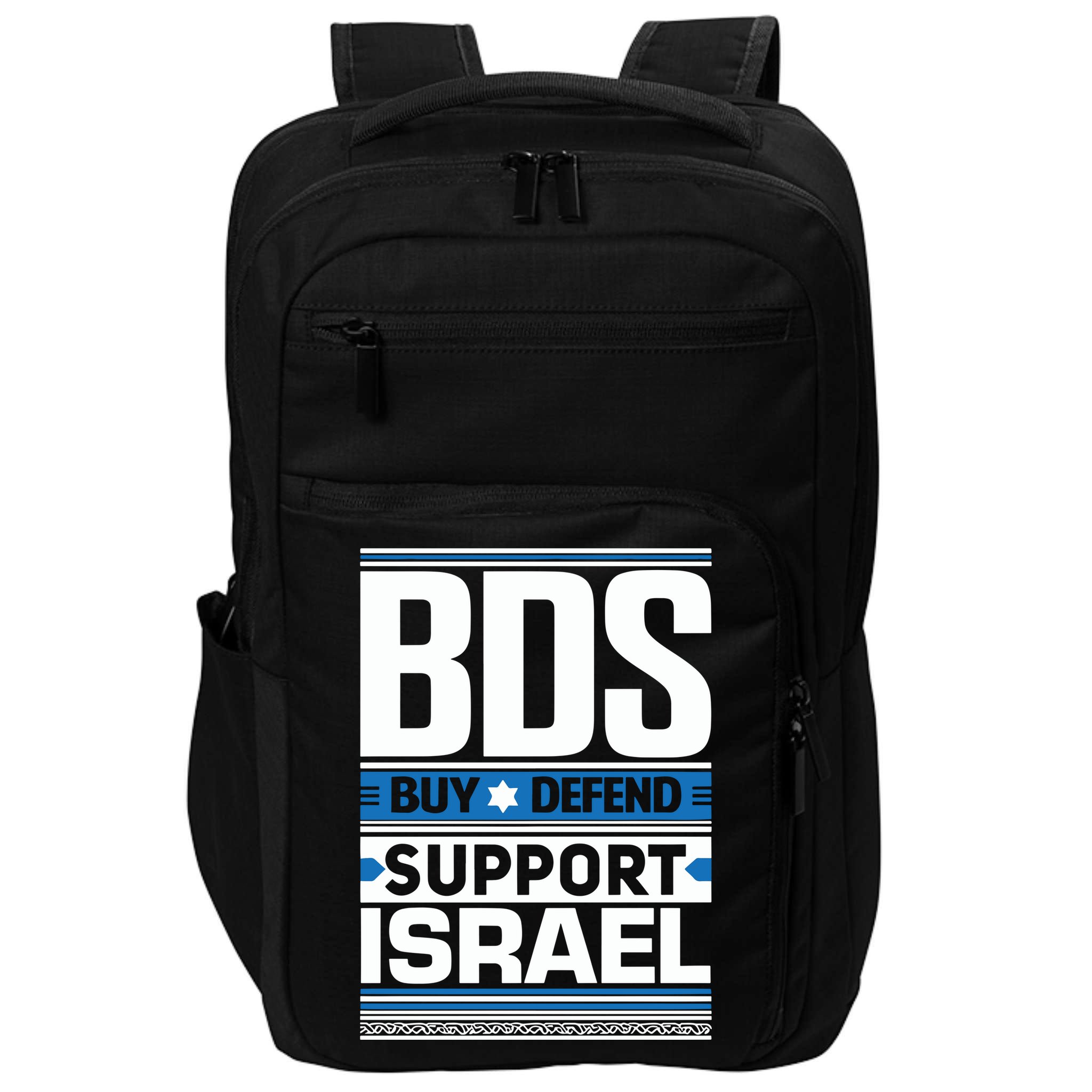 Bds Buy Defend Support Israel Impact Tech Backpack